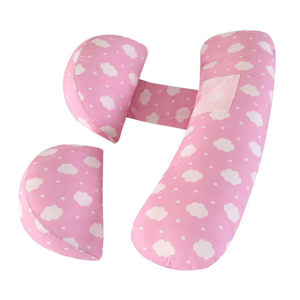 Maternity Pillow Waist Support Pillow Multi-functional U-shape Pillow Pregnancy Belly Support Pillow Nursing Cushion