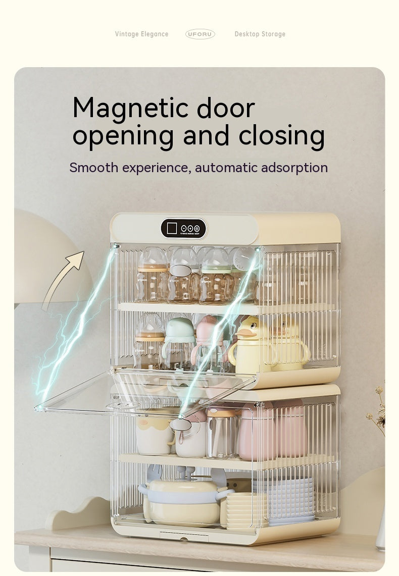 Feeding Bottle Storage Cabinet Drying Sterilization Draining