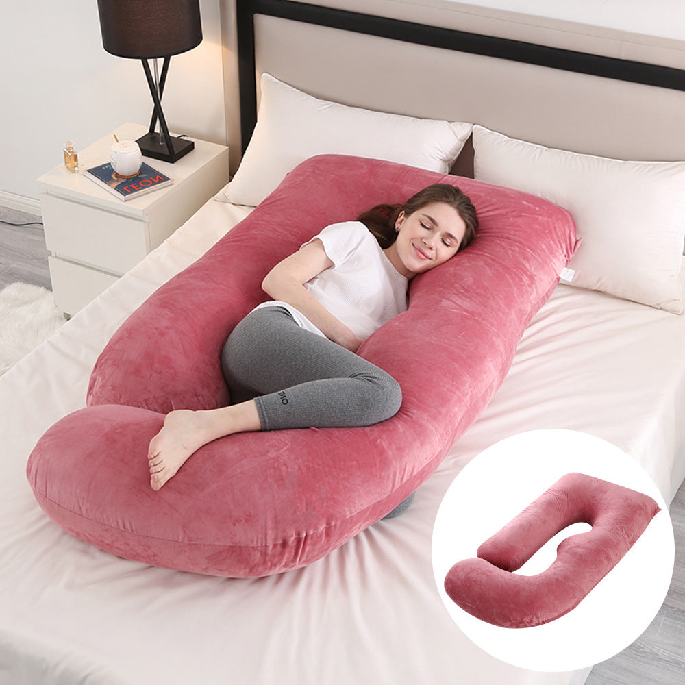 Maternity Pillow Waist Support Side Sleeping Slope Pillow J-type
