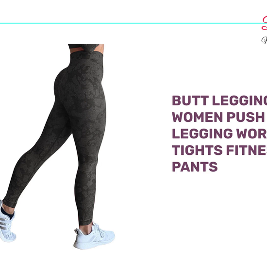Butt Leggings For Women Push Up Booty Legging Workout Gym Tights Fitness Yoga Pants by@Outfy